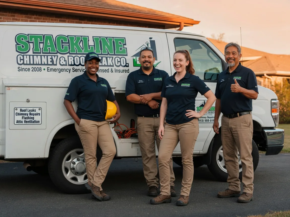Chimney flashing repair company in Kincaid, KS